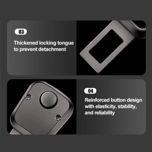 zinc alloy car seat belt clip extender for ultimate driving comfort and safety upgrade - Image 7