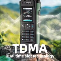 compact portable walkie talkie with gps dmr programming 10w power for long range communication