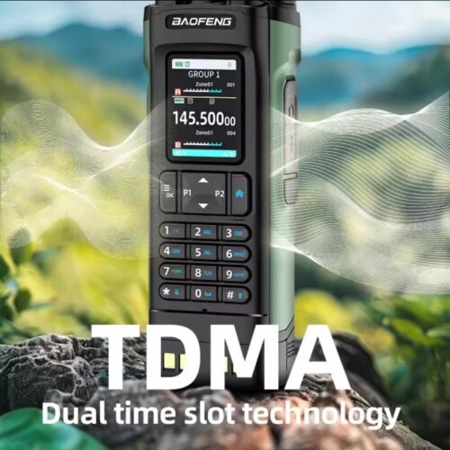 compact portable walkie talkie with gps dmr programming 10w power for long range communication