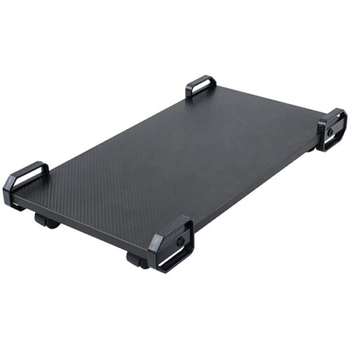 mobile cpu stand with locking caster wheels for desktop towers adjustable durable design