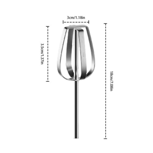 versatile cordless electric hand mixer with adjustable speed stainless steel whisk for effortless blending - Image 7