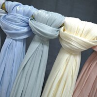 luxurious breathable silk hijab scarf for all seasons elegant shiny shawl for women