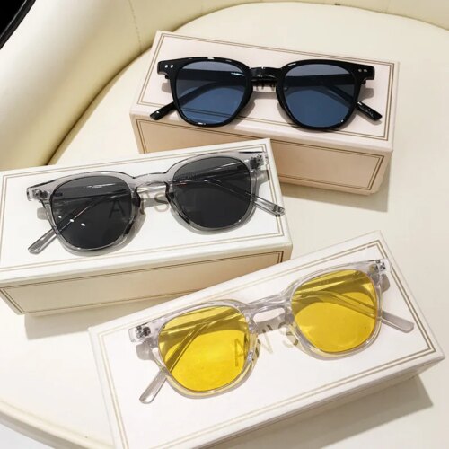 New Vintage Square Sunglasses Women Men Luxury Brand Small Round Sun Glasses Female Small Eyewear Oculos De Sol for Male Female - Image 3