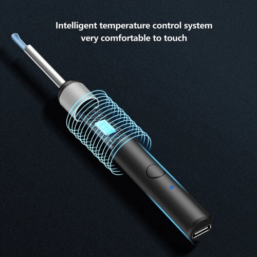 wireless ear otoscope with 3.5mm camera hd view ear cleaner tool for ios and android - Image 4
