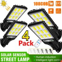 energy efficient solar street light with motion sensor waterproof design for garden and yard use
