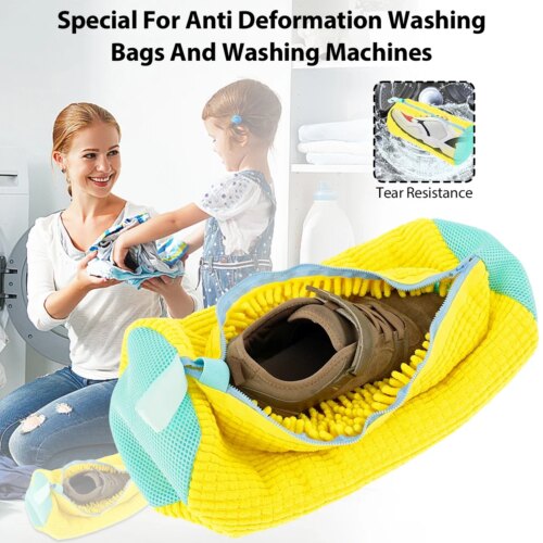 padded wash bag for laundry shoes protector set washable drying bags ideal for machine washing - Image 6