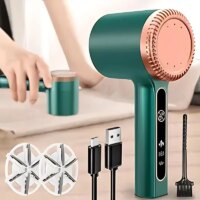 rechargeable electric lint remover for clothing and blankets hair ball trimmer and fuzz shaver