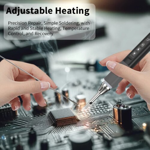 portable 96w smart soldering iron constant temperature welding pen for home repair and maintenance - Image 5