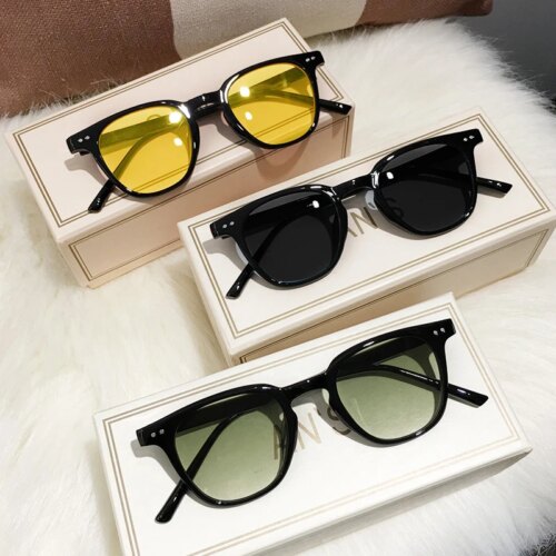 New Vintage Square Sunglasses Women Men Luxury Brand Small Round Sun Glasses Female Small Eyewear Oculos De Sol for Male Female - Image 4