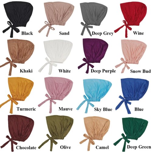soft modal hijab turban hat for women stylish inner cap all season headwraps available in vibrant colors - Image 4