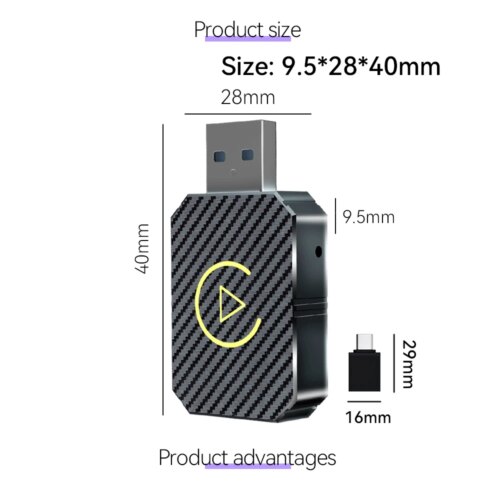 wireless carplay android auto adapter plug and play mini box for seamless in car connectivity - Image 7
