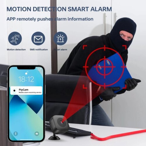 portable mini smart camera with 1080p full hd remote monitoring and 64gb memory for home security - Image 6