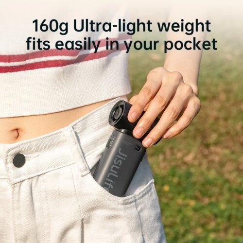 handheld turbo fan with super strong wind five speeds long battery life portable pocket fan - Image 7