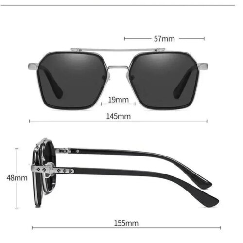 Retro Steampunk Sunglasses Men Polarized Brand Designer Driver Safety Goggle Outdoor Eyewear Man Shades UV Protection Oculos - Image 6