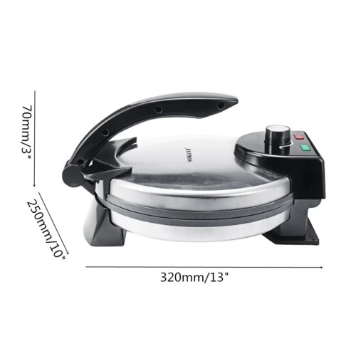 versatile electric crepe maker with nonstick plate for delightful homemade breakfasts and desserts - Image 7