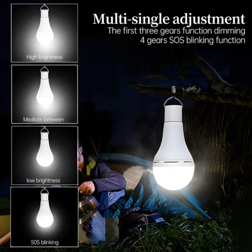 hanging emergency solar light waterproof 5v usb camping bulb outdoor tent illumination solution - Image 4