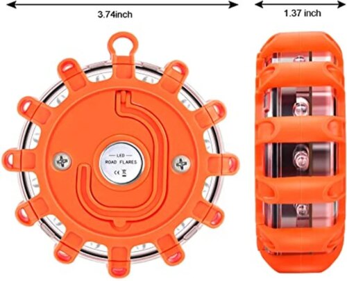 led car emergency light v16 homologated magnetic beacon safety flares for roadside assistance - Image 4