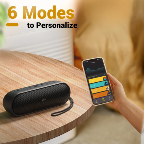 30w portable bluetooth speaker with ipx7 waterproof design for 24 hours playtime outdoors - Image 5