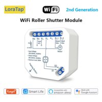 smart wi-fi curtain switch for electric roller blinds control with voice assistance and app support