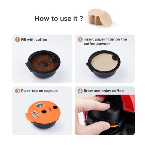 100 disposable paper coffee filters for tassimo capsules ensure clean brewing and pure flavor - Image 5