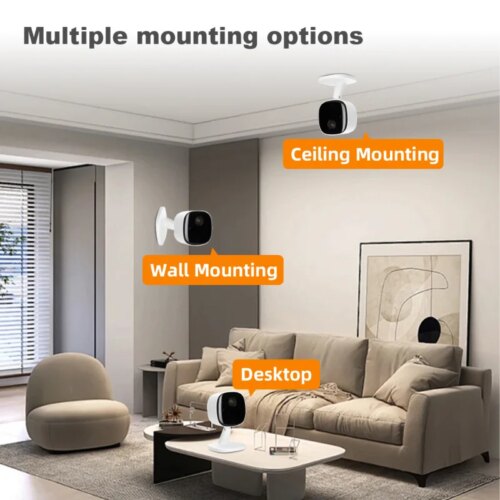 high definition 3mp wifi hd baby monitor indoor security camera with two way audio and night vision - Image 6