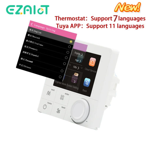 smart floor heating thermostat with wifi control for electric and water boilers - Image 5