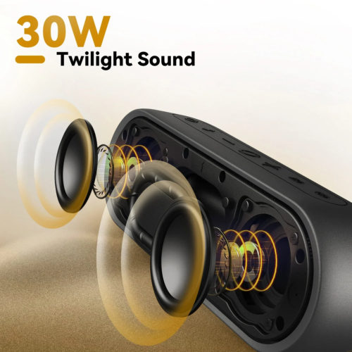 30w portable bluetooth speaker with ipx7 waterproof design for 24 hours playtime outdoors - Image 3
