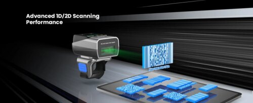 wearable mini 2d qr barcode scanner with display for effortless wireless inventory management - Image 7