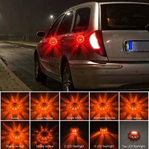 led car emergency light v16 homologated magnetic beacon safety flares for roadside assistance - Image 6